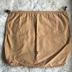 Louis Vuitton XL Authentic Monogram Drawstring Dust Bag